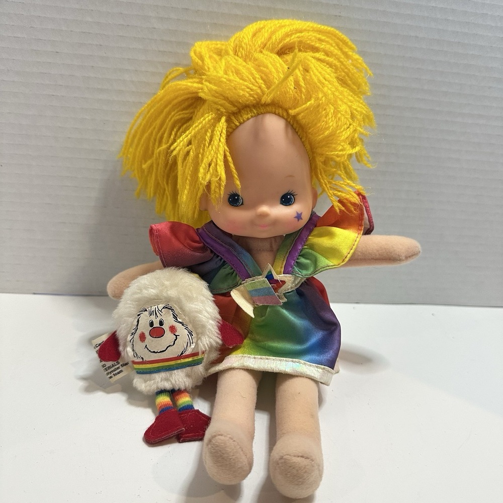 Vintage 1983 Hallmark RAINBOW BRITE 10" Plush Doll with TWINKLE SPRITE Character
